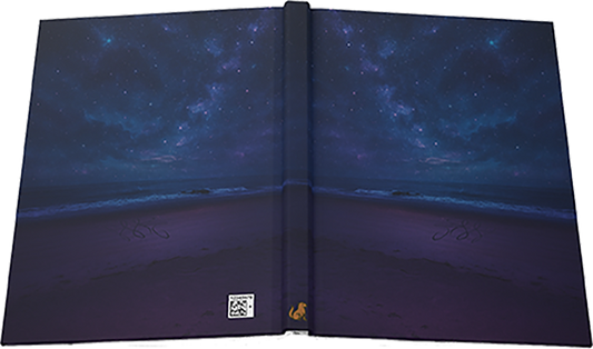 Celestial Water Hardcover Journal, Ruled Line