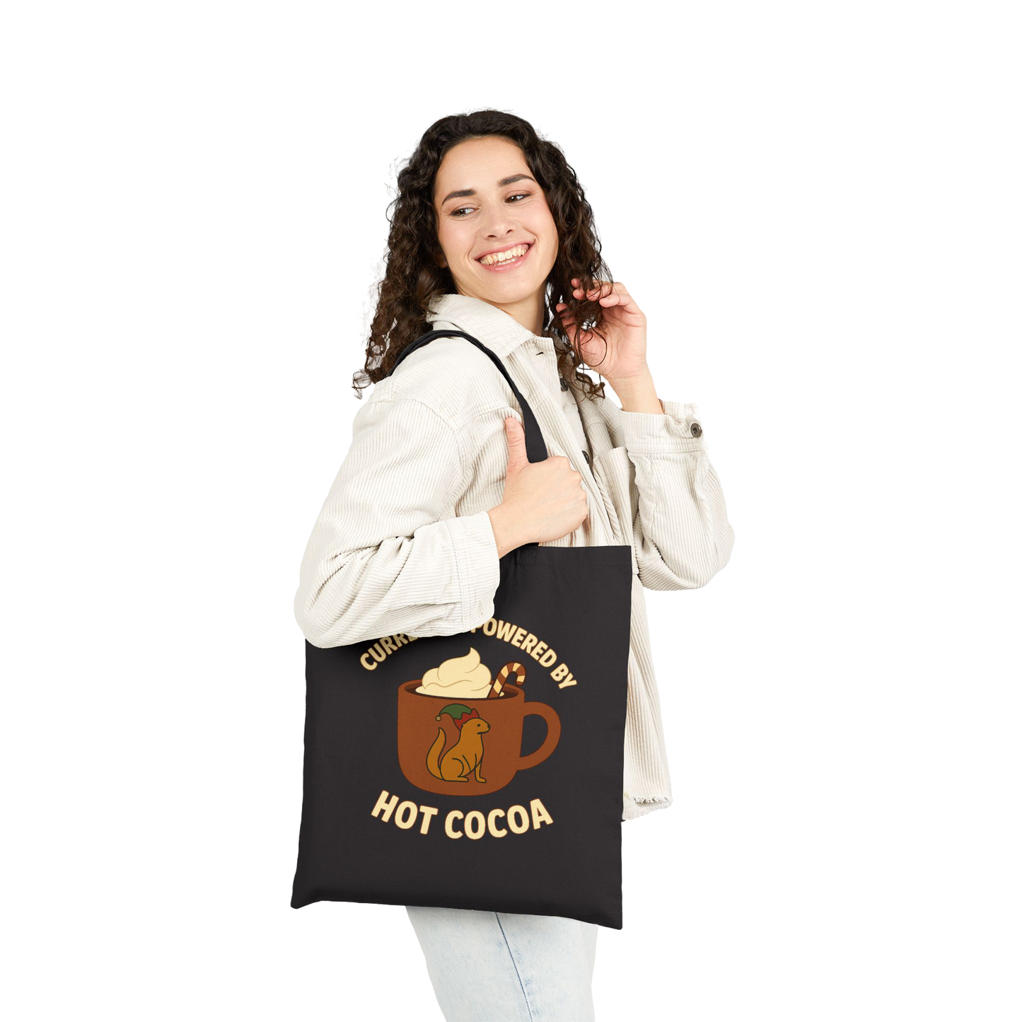 Powered by Hot Cocoa - Canvas Tote Bag