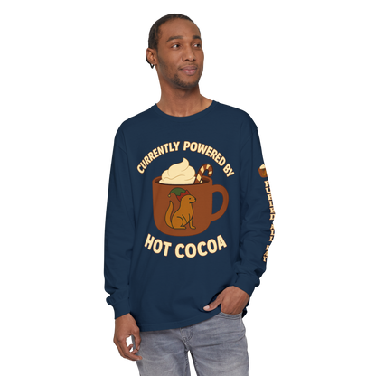 Powered by Cocoa - Long Sleeve Holiday Shirt