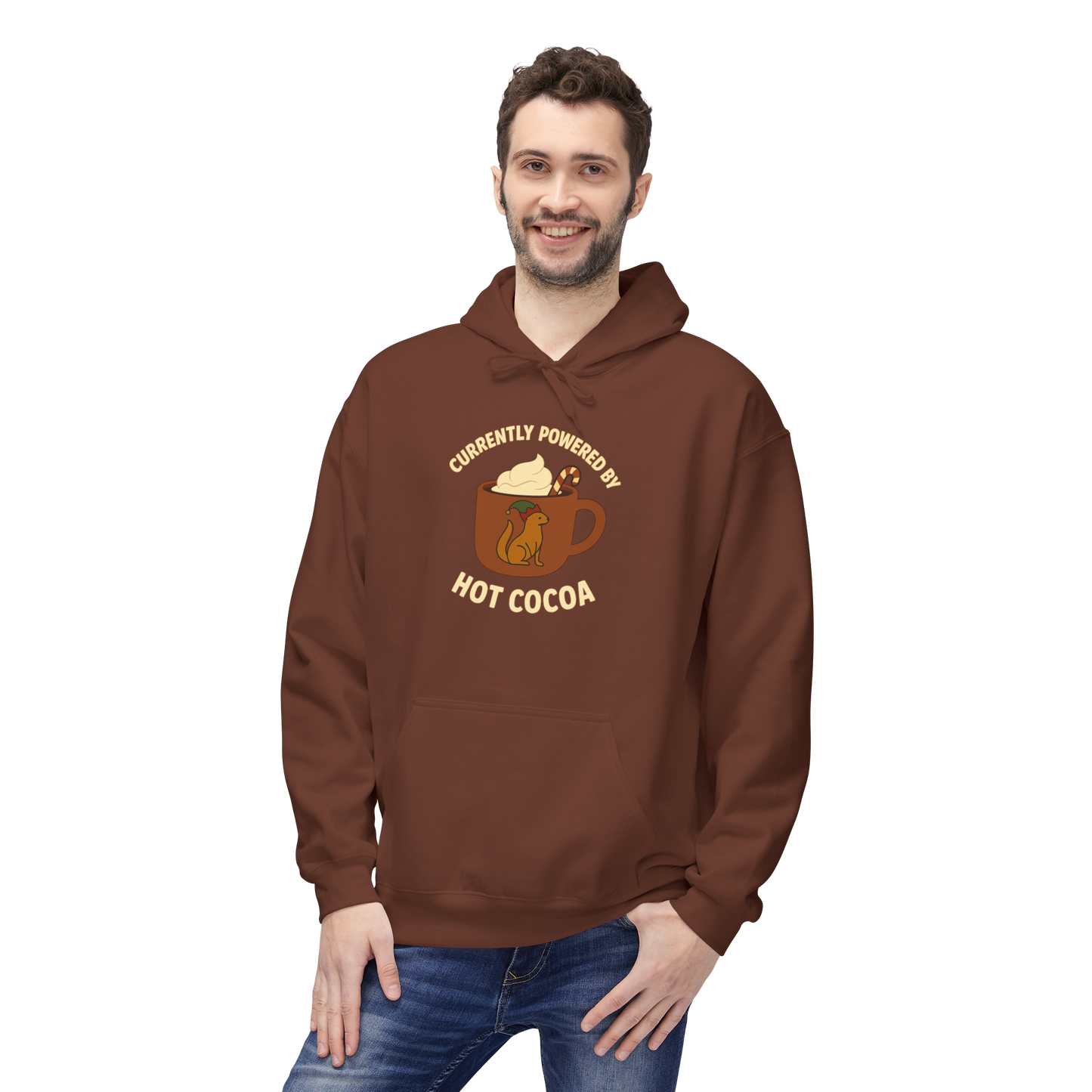 Powered by Cocoa - Cozy Holiday Hoodie