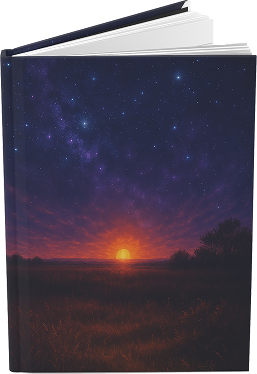 Dreamy Meadow Hardcover Journal, Ruled Line